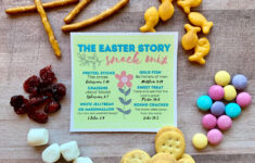 Instant Download Easter Story Snack Mix Printables Tags Scriptures intended for Easter Trail Mix Printable