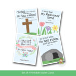 Kids Printable Christian Easter Cards | Religious, Bible Easter Inside Printable Christian Easter Cards