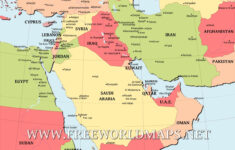 Middle East Map – Freeworldmaps in Printable Map Middle East