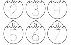Number Tracing Easter Worksheet (1-10). Teachersmag with regard to Easter Tracing Printable