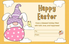 Page 8 - Free Printable, Customizable Easter Card Templates | Canva intended for Printable Funny Easter Cards Free