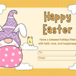 Page 8   Free Printable, Customizable Easter Card Templates | Canva Throughout Cute Free Printable Easter Cards
