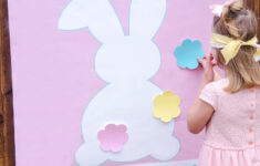 Pin The Tail On The Bunny Easter Gamelindi Haws Of Love The Day for Pin The Tail On The Easter Bunny Printable