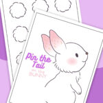 Pin The Tail On The Bunny (Free Printable Game) With Pin The Tail On The Easter Bunny Printable