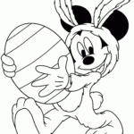 Printable Disney Easter Coloring Pages | Disneyclips Intended For Disney Easter Coloring Pages Printable