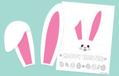 Printable Easter Bunny Ears Template - Free Download! - Favorite inside Free Printable Easter Bunny Ears