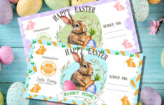 Printable Easter Bunny Money | Digital Download | Easter Egg with regard to Easter Bunny Money Printable