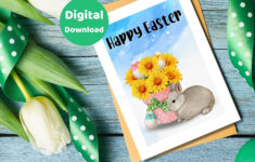 Printable Easter Cards inside Easter Card Printable