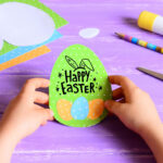 Printable Easter Egg Card Throughout Printable Easter Eggs Cards
