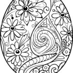 Printable Easter Egg Coloring Pages For Toddlers Hi Res Stock For Printable Coloring Pages Easter Eggs