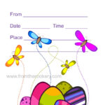 Printable Easter Egg Hunt Invitations Pertaining To Free Printable Easter Eggs Hunt Invitation Template