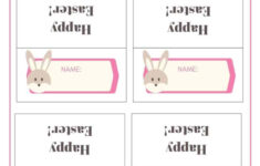 Printable Easter Place Cards - Add A Little Adventure with Free Printable Easter Name Place Cards