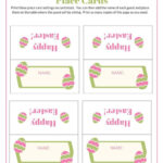 Printable Easter Place Cards   Add A Little Adventure With Printable Easter Table Name Cards