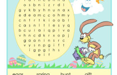 Printable Easter Word Search inside Free Printable Easter Word Search For Kids