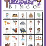 Printable Religious Easter Bingo In Religious Easter Bingo Printable