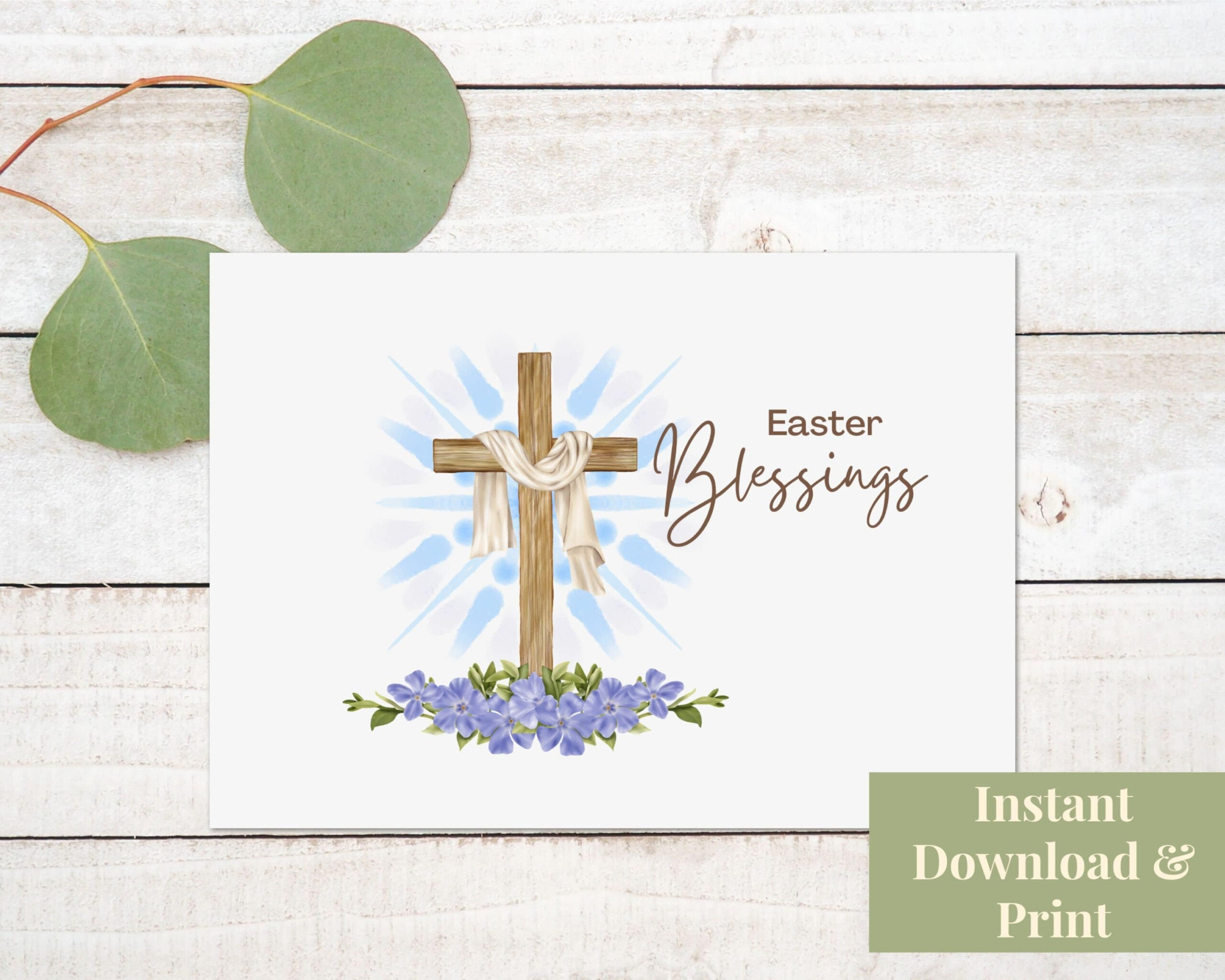 Printable Religious Easter Card, Religious Easter Card Printable intended for Easter Printable Religious