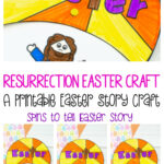 Resurrection Easter Craft : A Printable Easter Story Craft Within Free Printable Easter Crafts For Sunday School