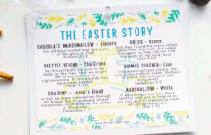 The Easter Story Snack Mix (Free Printable!) - Mindymakes with regard to The Easter Story Snack Mix Printable