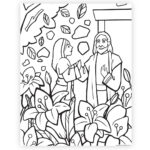 The Garden Tomb Easter Coloring Page With Regard To Free Printable Spanish Easter Coloring Pages
