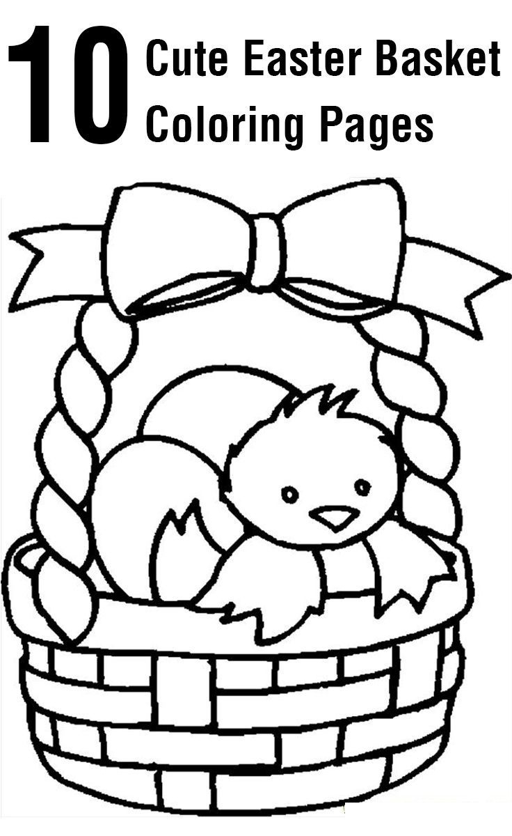 Top 10 Free Printable Easter Basket Coloring Pages Online with regard to Printable Easter Basket Coloring Pages
