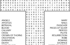 Word Search Sunday School - 10 Free Pdf Printables | Printablee for Christian Easter Word Search Free Printable