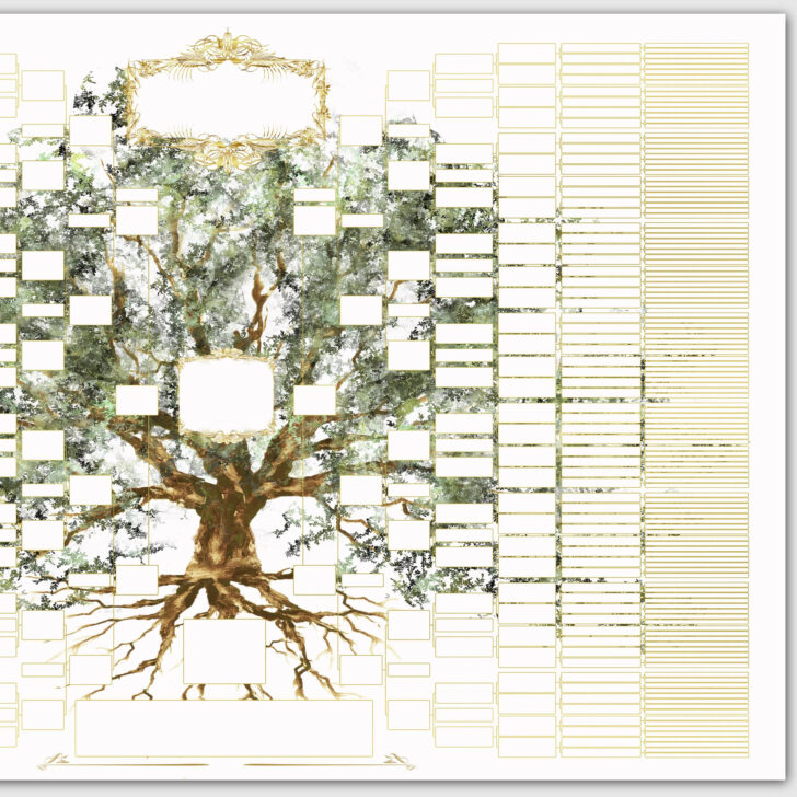 10 Generation Family Tree Template Free