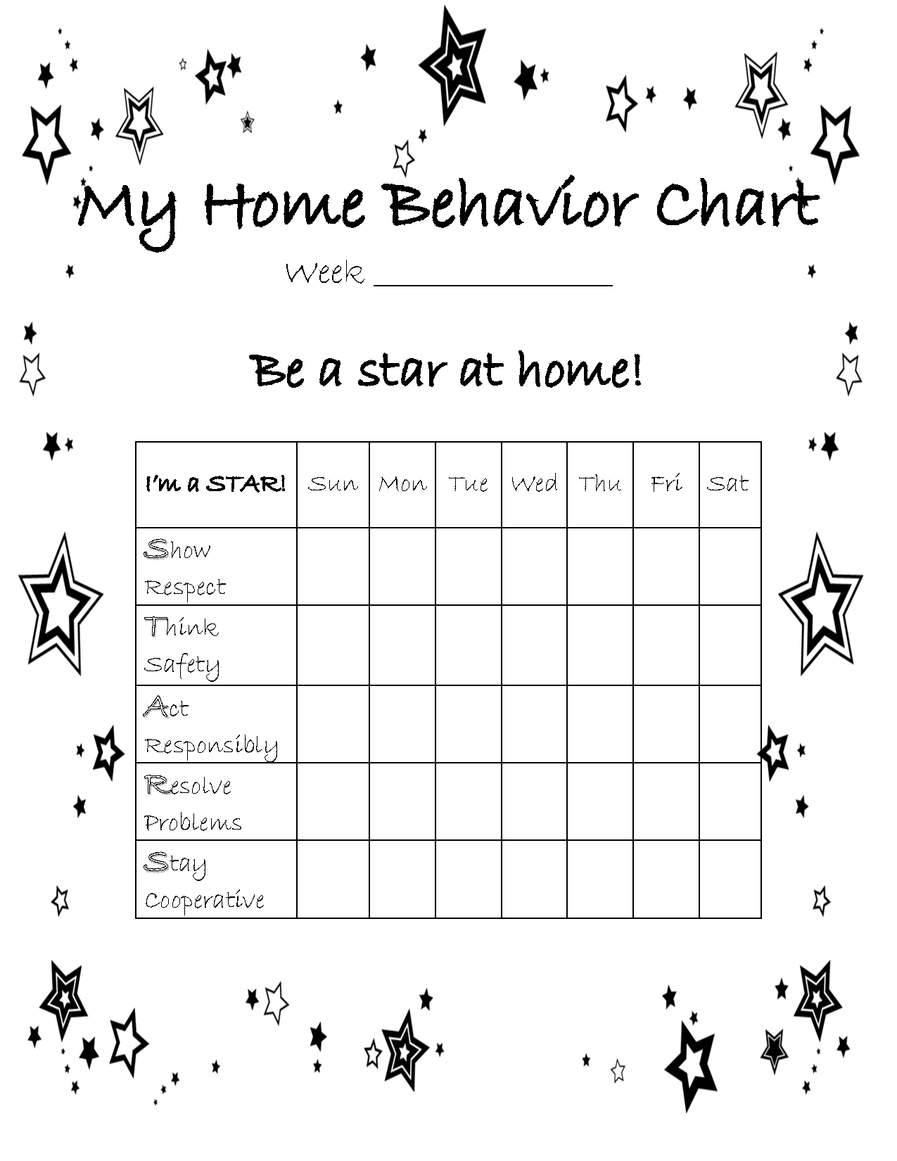 10 Home Behavior Charts Ideas | Home Behavior Charts, Behavior with regard to Free Printable Behaviour Charts For Home