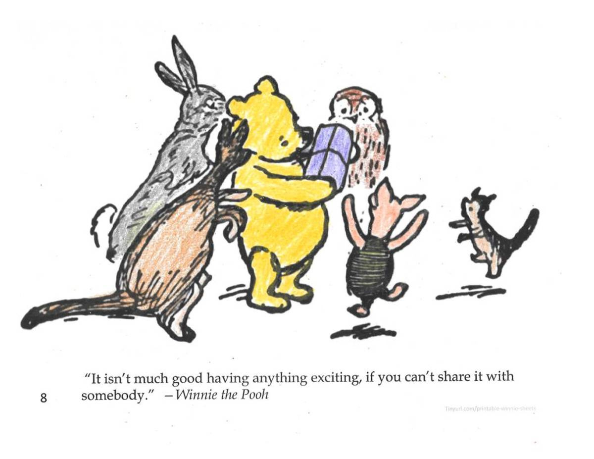 10 Printable Classic Winnie The Pooh Coloring Sheets - Hubpages pertaining to Classic Winnie The Pooh Free Printables