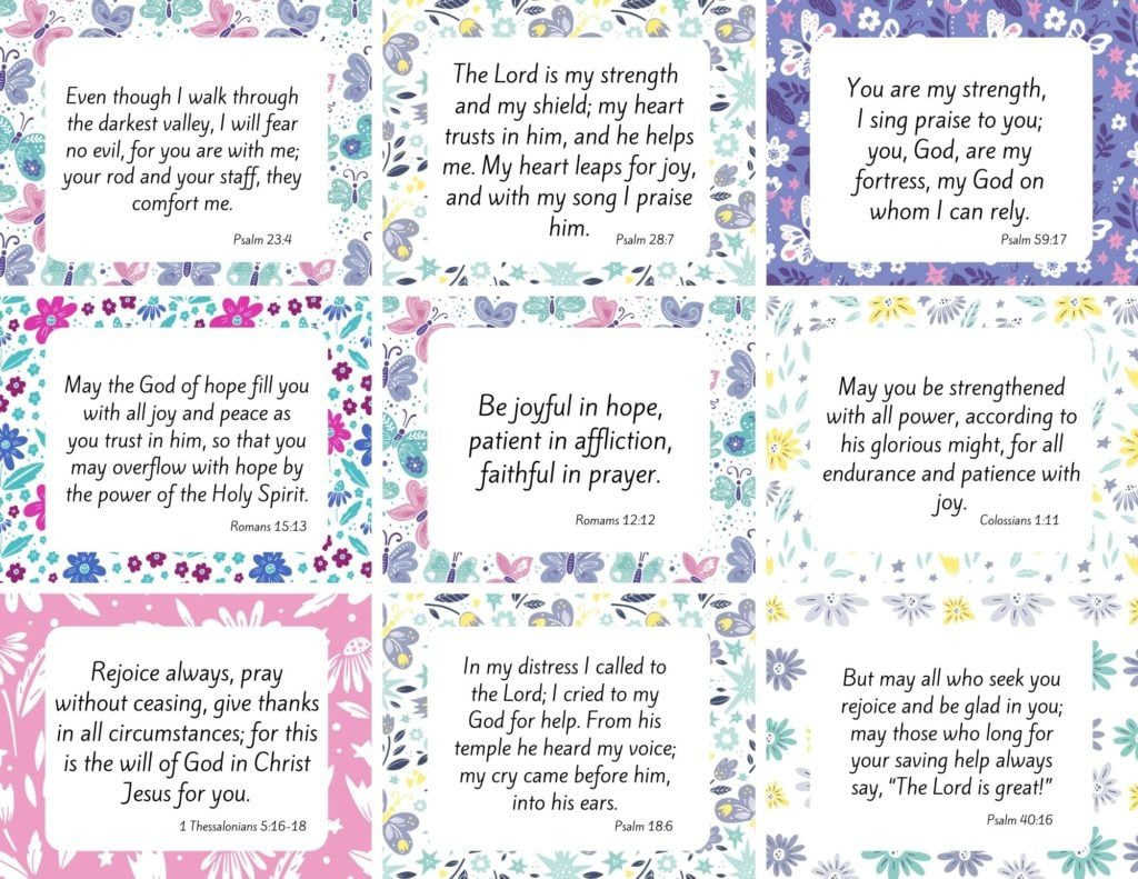 100 Amazing (And Free) Printable Scripture Cards - inside Free Printable Niv Bible