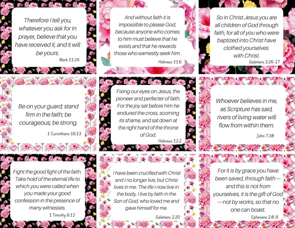 100 Amazing (And Free) Printable Scripture Cards - regarding Free Printable Niv Bible
