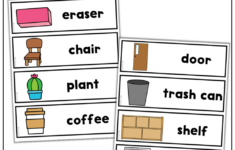 100+ Fun Classroom Labels With Pictures For Back To School within Free Printable Preschool Shelf Labels