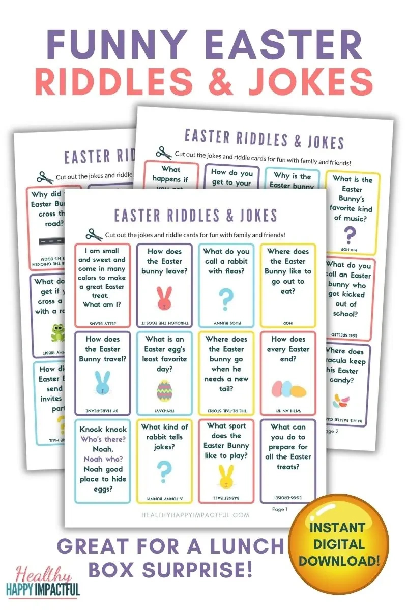 100 Fun Easter Riddles And Jokes (For Kids &amp;amp; Adults) 2025 throughout Free Printable Easter Brain Teasers