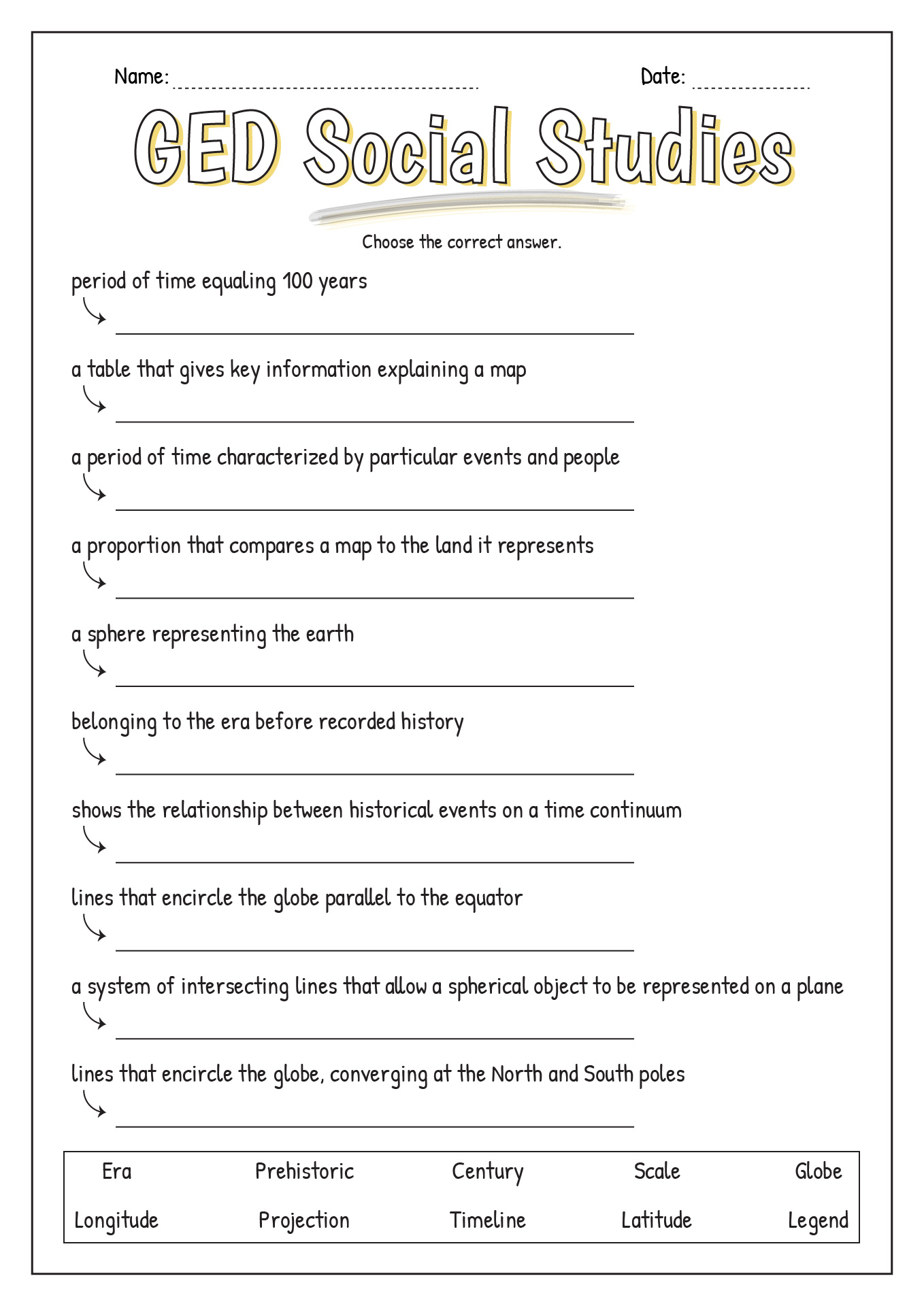 11 Ged Reading Comprehension Worksheets - Free Pdf At Worksheeto regarding Free Printable Ged Worksheets