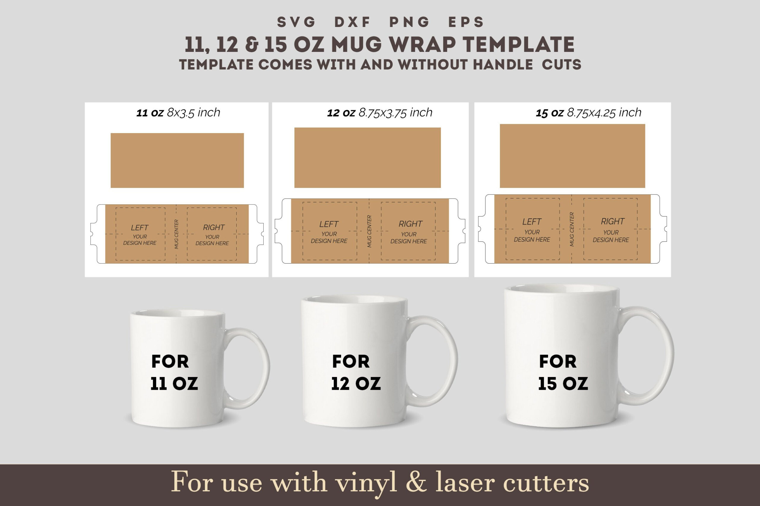 11Oz 12Oz 15Oz Mug Wrap Template Svg, Mug Wrap Template Svg pertaining to 11 Oz Mug Template Free