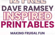 12 Free Dave Ramsey Baby Step Printables – Making Frugal Fun intended for Dave Ramsey Free Printable Budget Forms