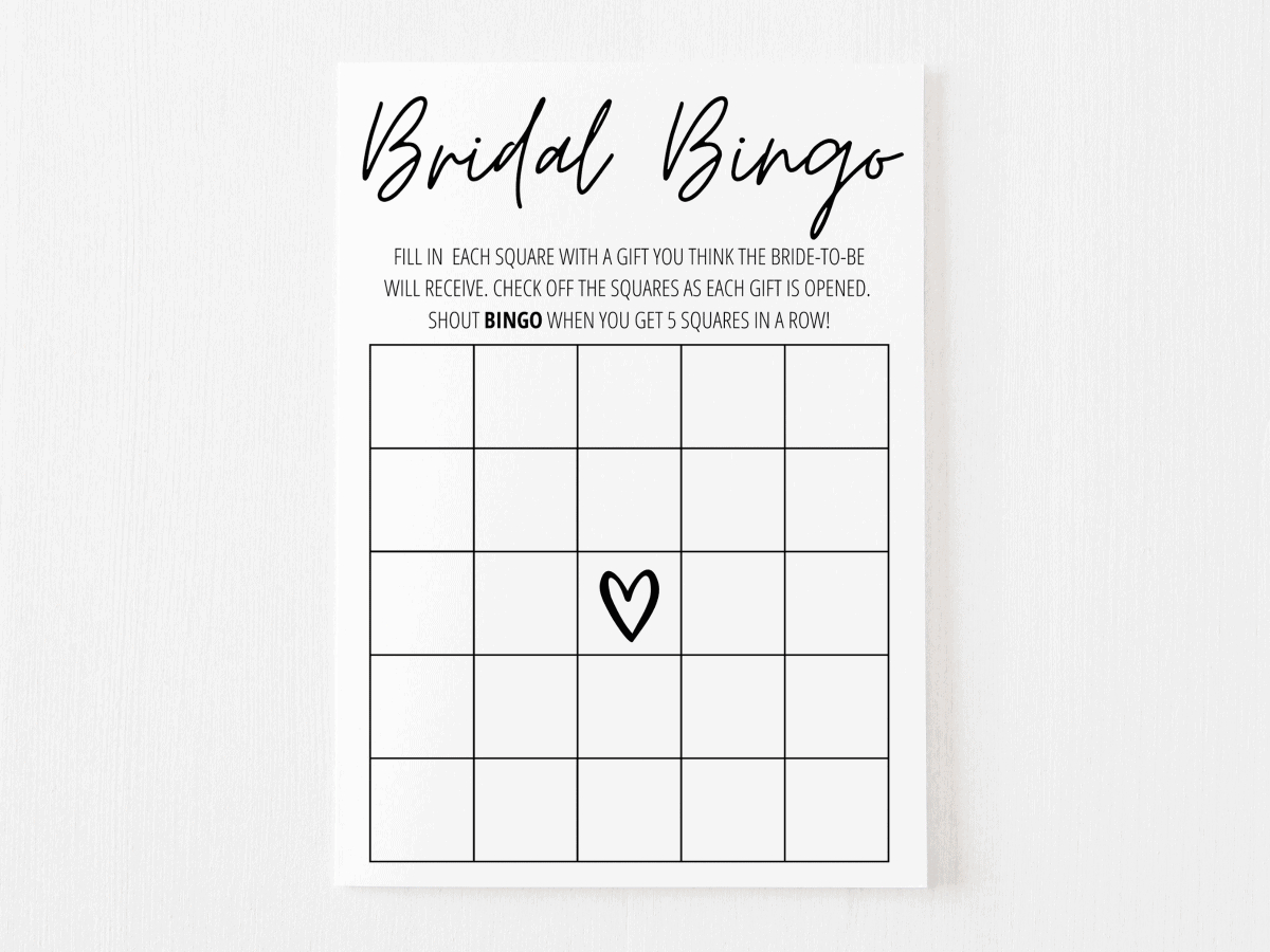 12 Free Printable Bridal Shower Games | Modern Moh regarding Free Printable Bridal Bingo Game