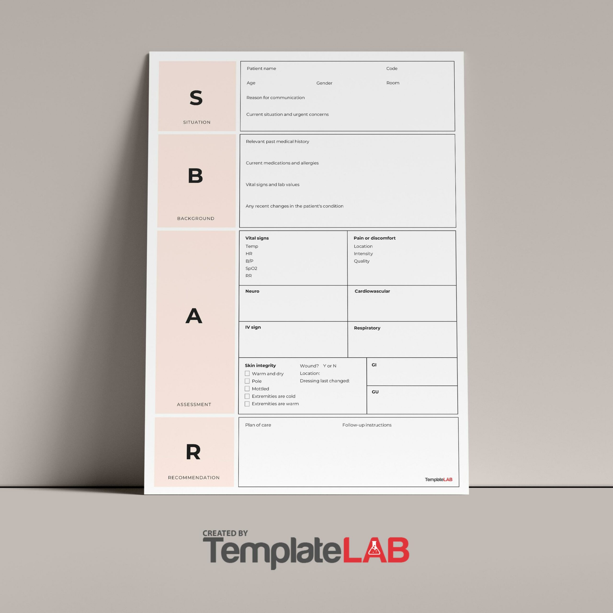 13 Blank Sbar Templates (Word, Pdf) ᐅ Templatelab regarding Free Blank Sbar Template