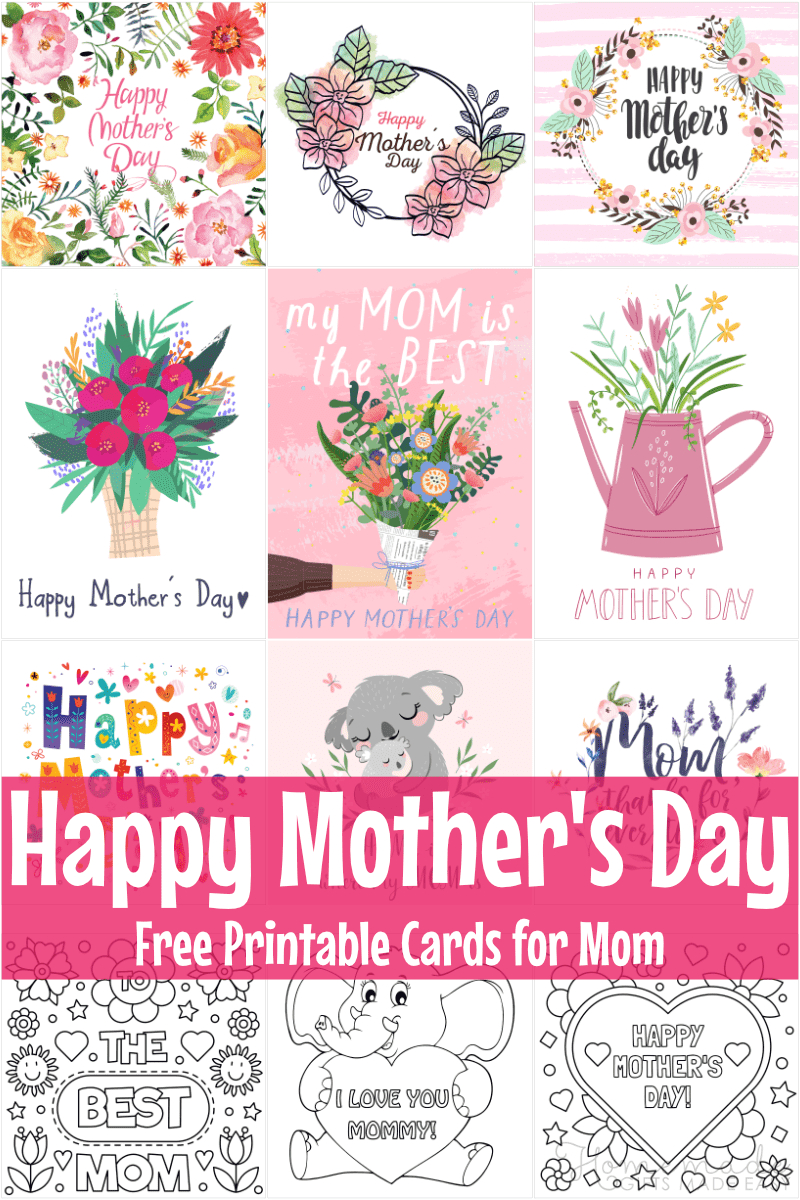 132 Free Printable Mother&amp;#039;S Day Cards For Your Mom for Free Mothers Day Cards Printable For Wife