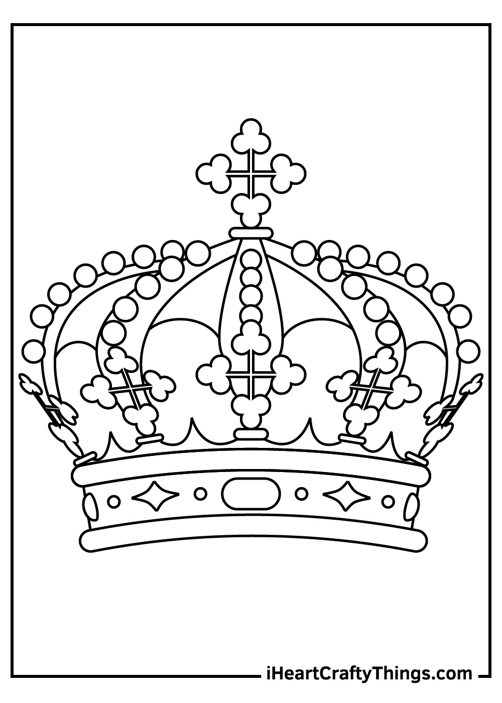 15 Crown Coloring Pages (100% Free Printables) inside Free Printable Pictures of Crowns