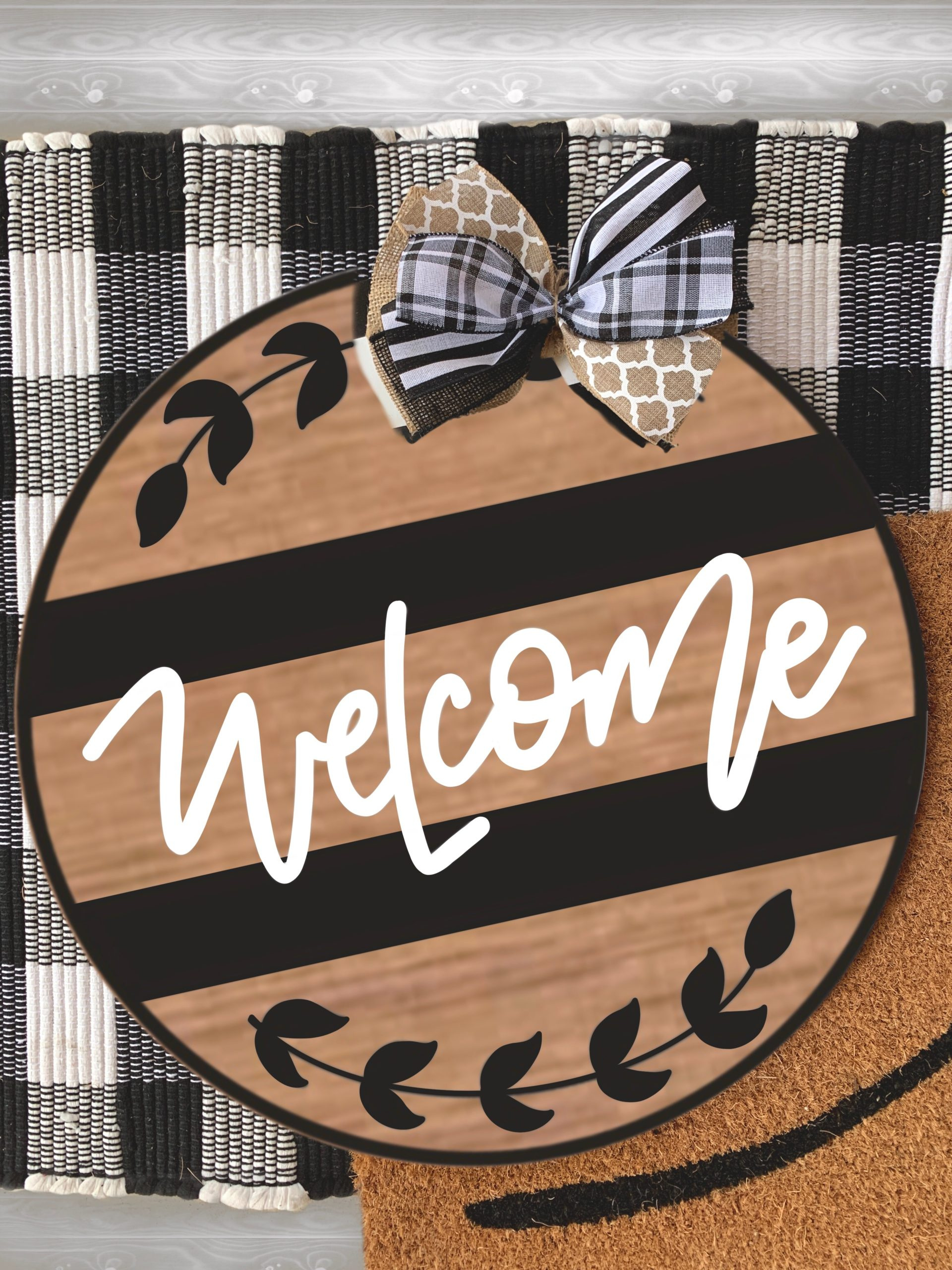 15 Free Wooden Door Hanger Templates - Canvas Sign Designs inside Free Wooden Door Hanger Template