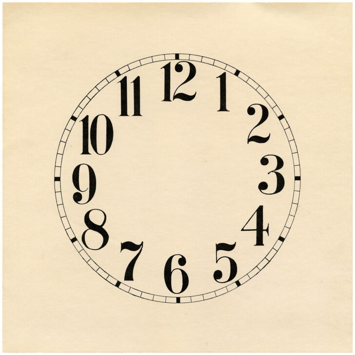 Free Printable Clock Faces