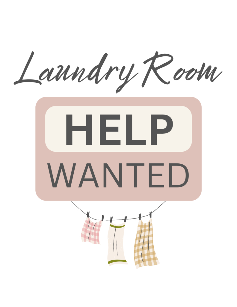 16 Free Printable Laundry Signs: Easy Laundry Room Upgrade with regard to Free Laundry Sign Printables