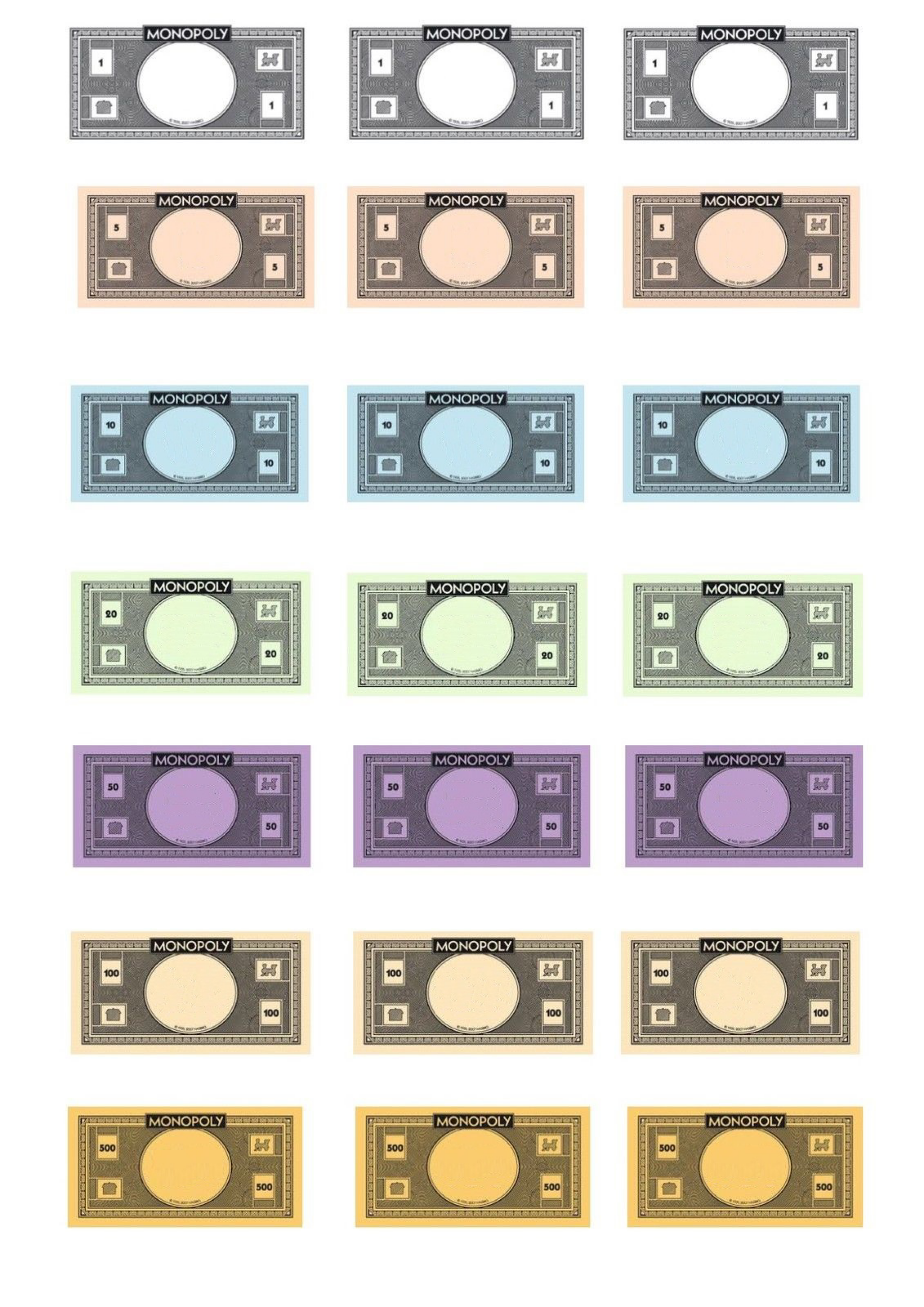 17 Spielgeld Momopoly Und Spielgeld Ideen, Die Du Dir Heute Merken regarding Free Printable Monopoly Money