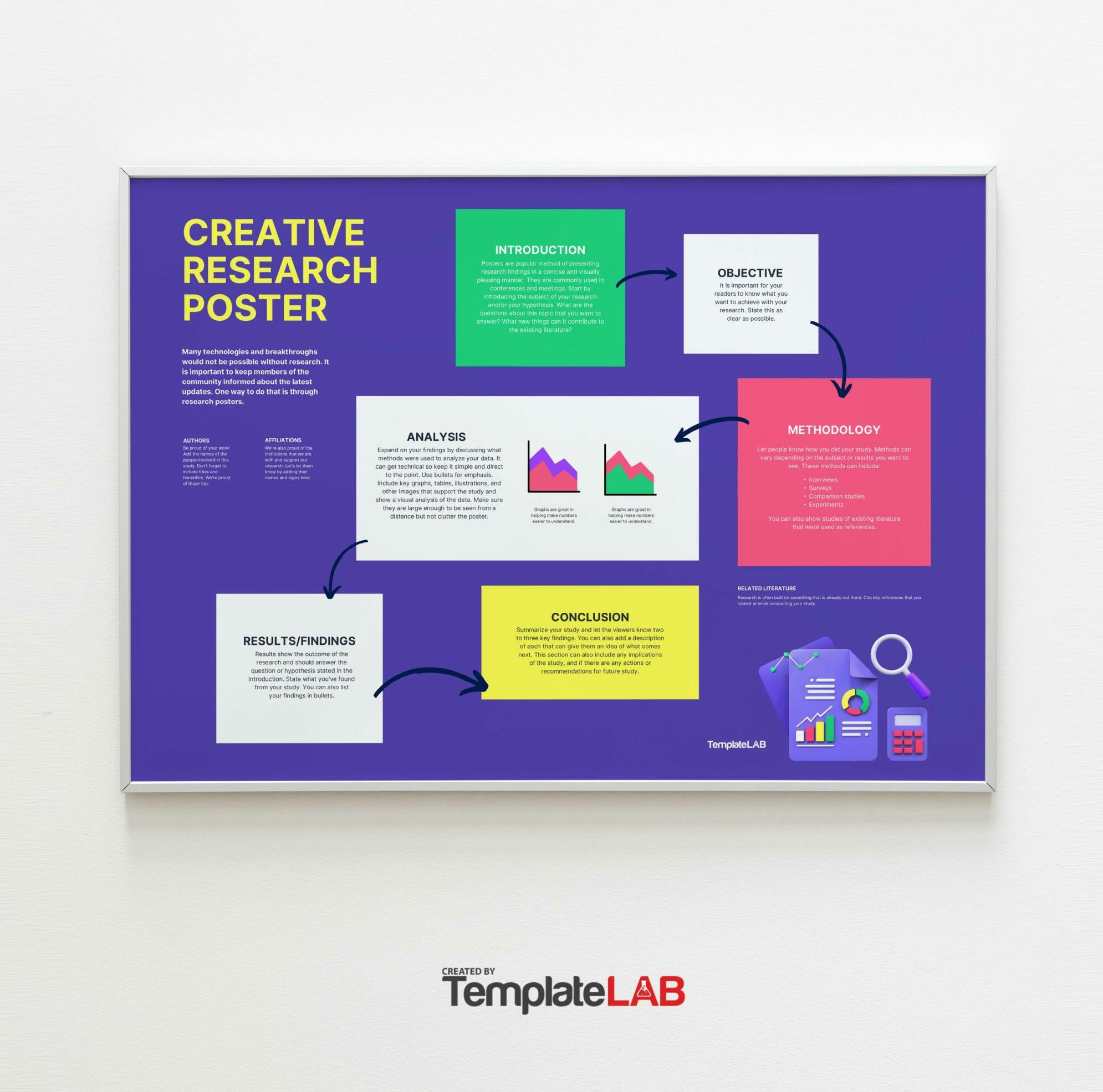 18 Creative Research Poster Templates (Word, Powerpoint) ᐅ in Free Research Poster Templates
