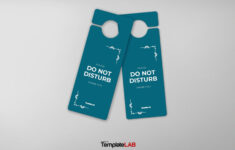 18 Free Door Hanger Templates (Word, Pdf, Psd) ᐅ Templatelab pertaining to Free Printable Bedroom Door Sign