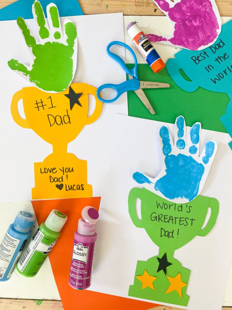 19 Easy Father&amp;#039;S Day Crafts For Preschoolers - Abcdee Learning pertaining to Free Printable Preschool Fathers Day Crafts