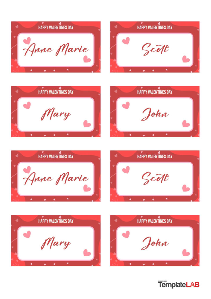 Free Name Plate Template Word