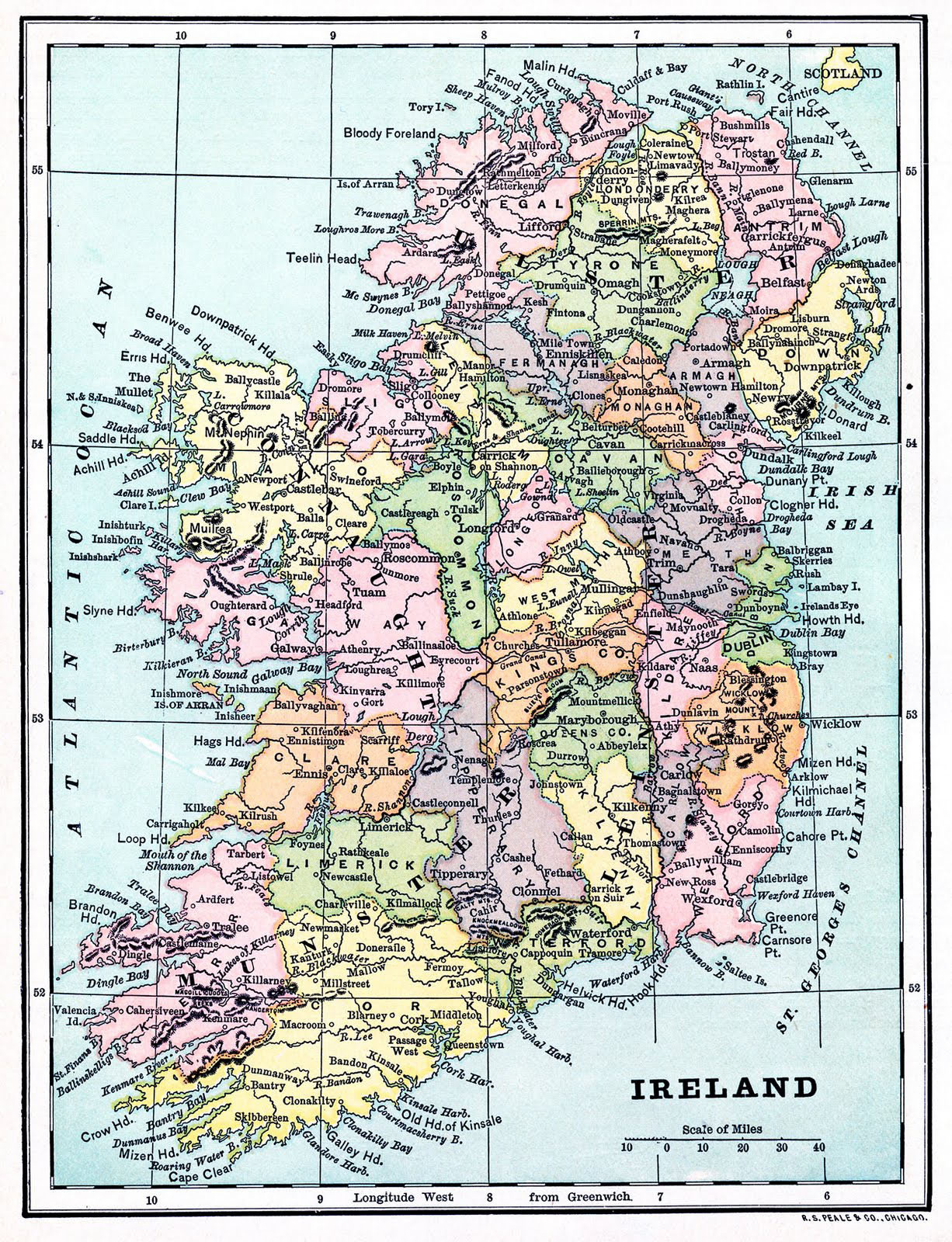 19 Free Printable Maps! - The Graphics Fairy throughout Map Of Ireland Printable Free