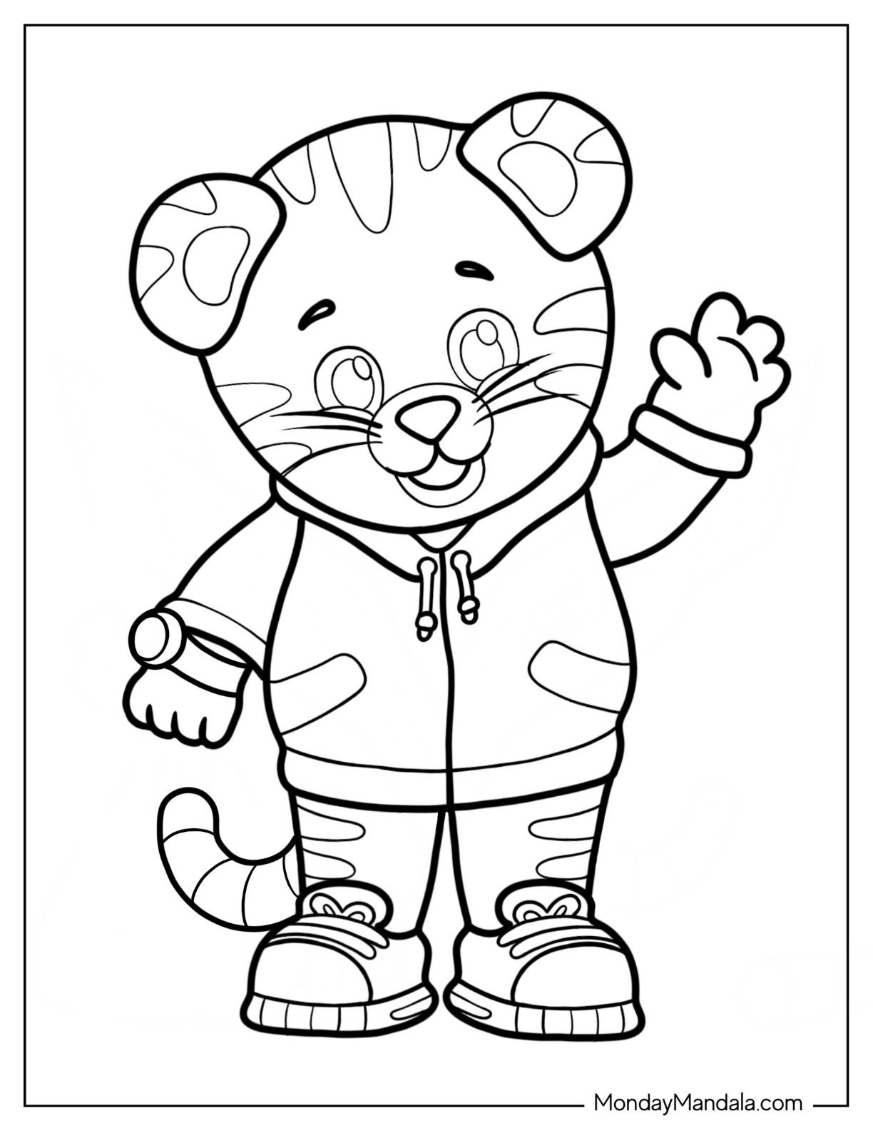 20 Daniel Tiger Coloring Pages (Free Pdf Printables) with Daniel Tiger Free Printables