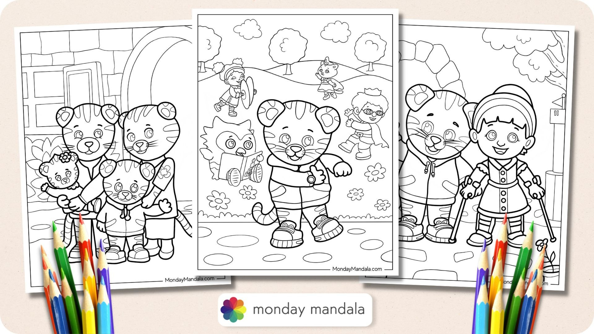 20 Daniel Tiger Coloring Pages (Free Pdf Printables) with Daniel Tiger Free Printables